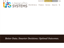 Tablet Screenshot of literacypro.com